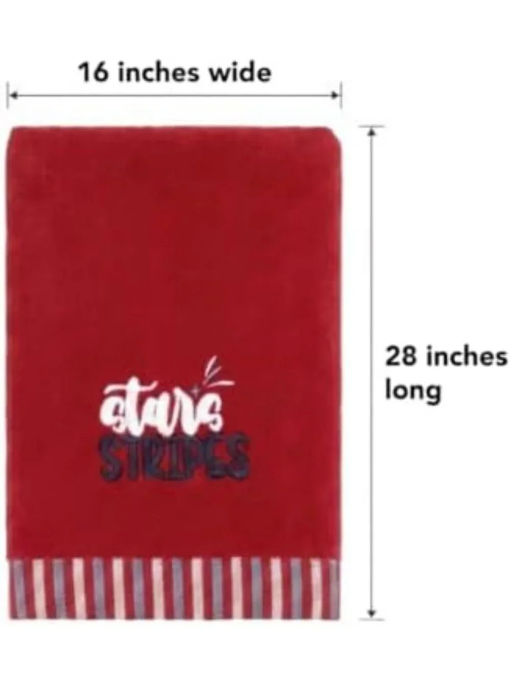 Soft & Absorbent Embroidered Hand Towel Set - 2 Pack, Perfect for Home & Bath
